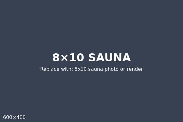 8×10 Sauna